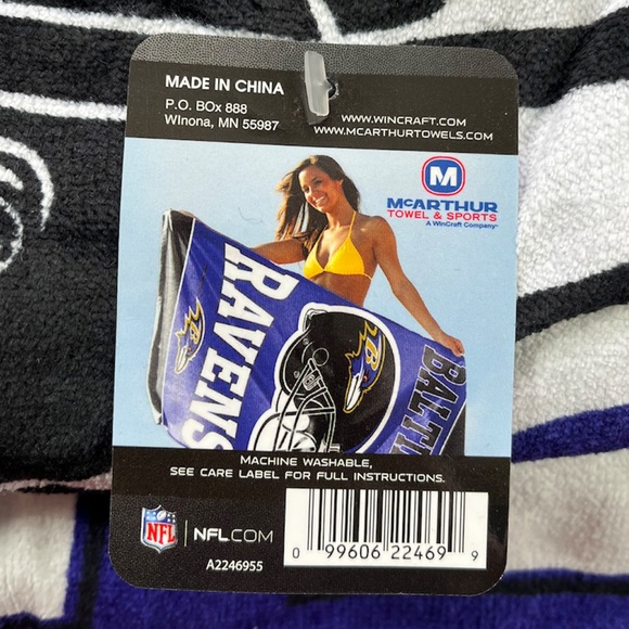 NFL Baltimore Ravens Beach Towel - Picture 4 of 11